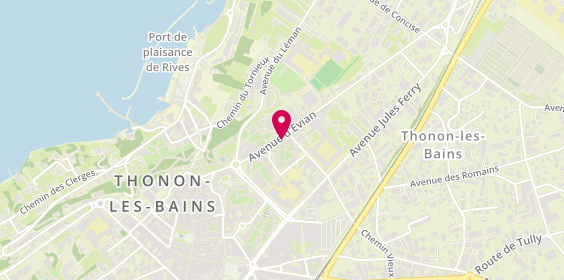 Plan de Bodrum, Les Cygnes 5 Bis Avenue d'Evian Les Bains, 74200 Thonon-les-Bains