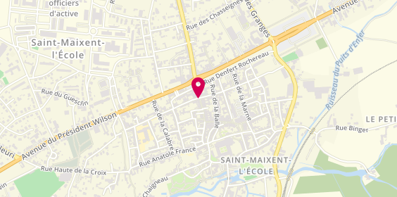 Plan de L'Oasis, 20 Rue Chalon, 79400 Saint-Maixent-l'École
