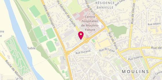 Plan de Miam Box, 30 Cr de Bercy, 03000 Moulins