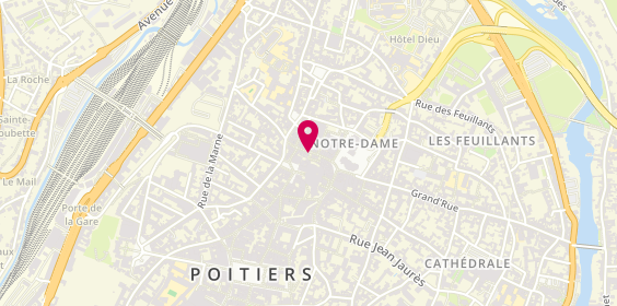 Plan de Delisnack, 16 Rue de la Regratterie, 86000 Poitiers