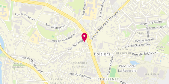 Plan de Lee And Co Food, 42 Rue du Rondy, 86000 Poitiers