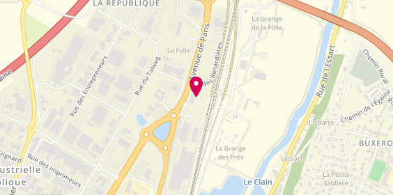 Plan de Les 3 Brasseurs, 208 avenue de Paris, 86000 Poitiers