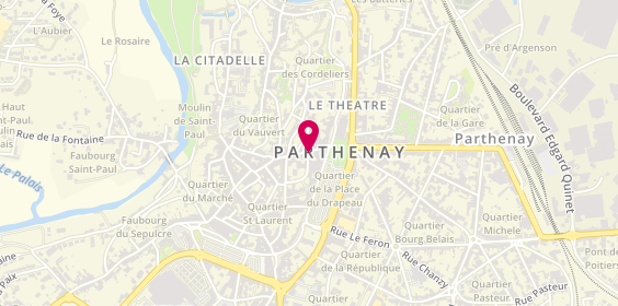 Plan de O Cosy, 13 Rue Jean Jaures, 79200 Parthenay
