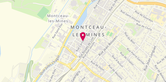 Plan de Carrefour Express, 41 Rue Carnot, 71300 Montceau-les-Mines