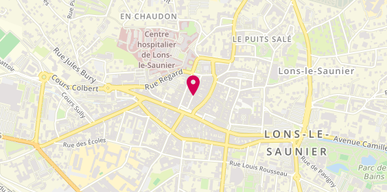 Plan de L'Autenthik, 23 Rue Tamisier, 39570 Lons-le-Saunier
