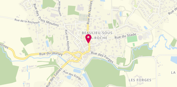 Plan de Le Kiosque À Pizzas, 1 Rue de Nantes, 85190 Beaulieu-sous-la-Roche