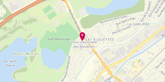 Plan de Mc Donald's, 35 avenue des Alouettes, 71300 Montceau-les-Mines