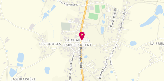 Plan de Le Chapelais, 6 Route Bressuire, 79430 La Chapelle-Saint-Laurent