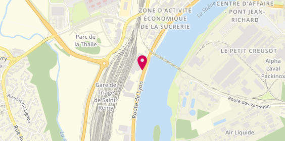 Plan de Jcaj Gourmet, 10 Route de Lyon, 71100 Saint-Rémy