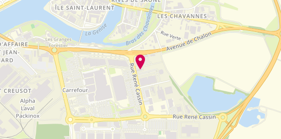 Plan de 3 Brasseurs, 5 Bis Rue René Cassin, 71100 Chalon-sur-Saône
