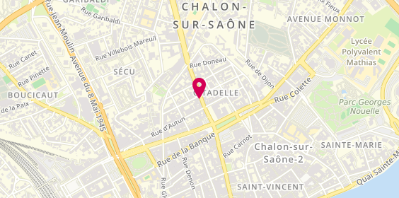 Plan de Aimen Food 2, 11 Rue de la Citadelle, 71100 Chalon-sur-Saône