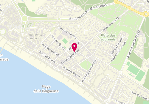 Plan de Royal Bosphore, 45 avenue de la Mer, 85160 Saint-Jean-de-Monts