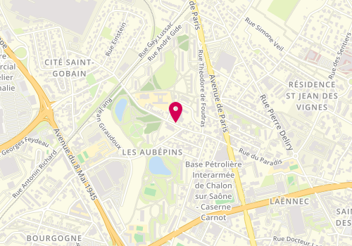 Plan de Top asiat SAS, 34 Avenue Aubépin, 71100 Chalon-sur-Saône