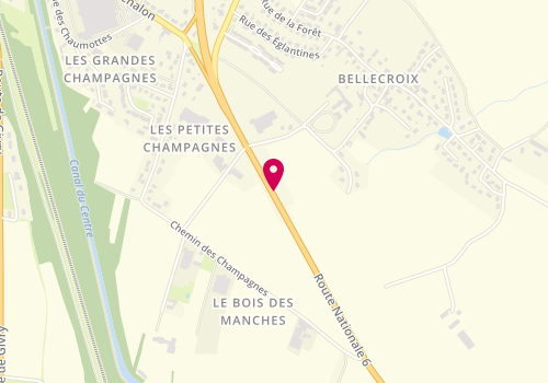 Plan de Le Nn6, 6 Route Nationale 6, 71150 Chagny