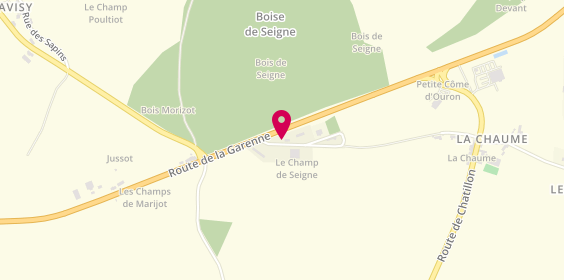 Plan de Le Chardon, Le Bois de Seigne, 58110 Alluy