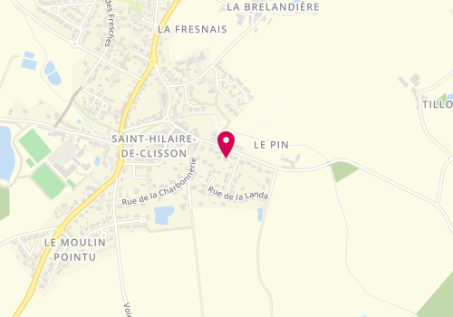 Plan de Mam' Roz'elle, 22 Rue de la Vendée, 44190 Saint-Hilaire-de-Clisson