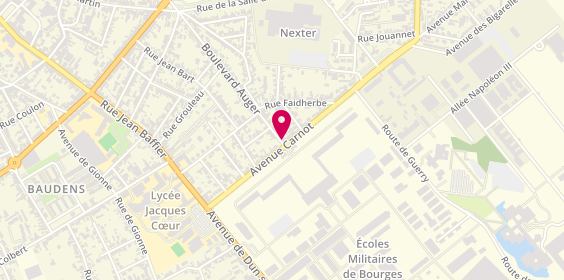 Plan de Chicken House, 53 avenue Carnot, 18000 Bourges