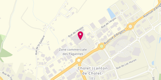Plan de Cho la Pizza, avenue d'Angers, 49300 Cholet