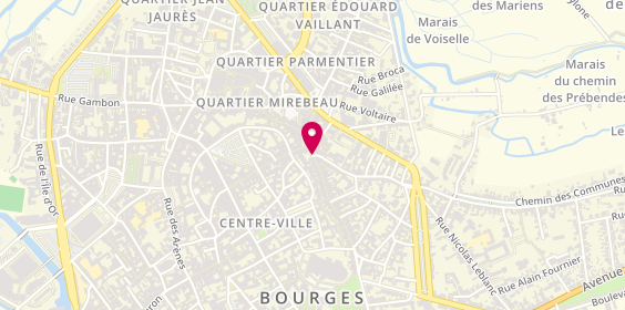Plan de Délichou, 11 Rue Bourbonnoux, 18000 Bourges