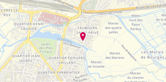 Plan de Burger M, 1 Ter avenue Marx Dormoy, 18000 Bourges