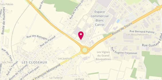 Plan de Mcdonald'S, Centre Commercial Leclerc
Zone Aménagement du Blanc Carroi, 37500 Chinon