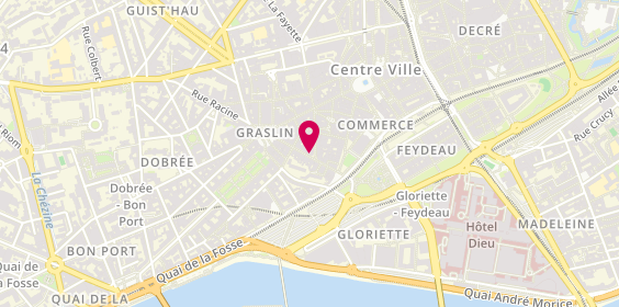 Plan de La500, 8 Rue Jean Jacques Rousseau, 44000 Nantes
