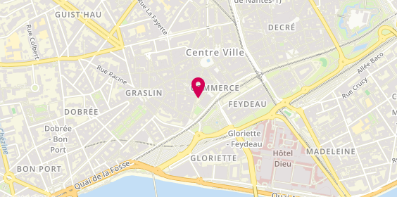 Plan de French Coffee Shop, 1 place de la Bourse, 44000 Nantes