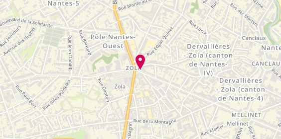 Plan de Pizz'Alchimie, 1 place Emile Zola, 44100 Nantes