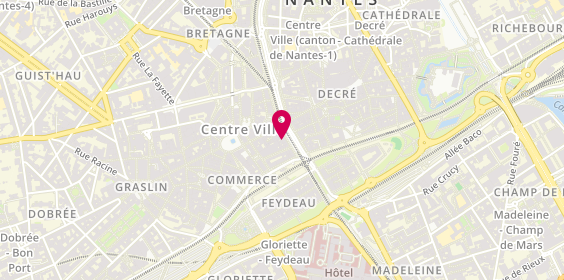 Plan de Le Petit Crebillon, 4 Allée Cassard, 44000 Nantes