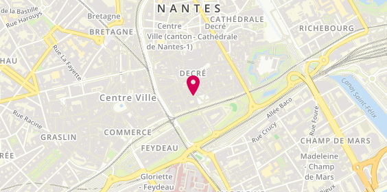 Plan de Le P'tit Libanais, 2 Rue du Bouffay, 44000 Nantes