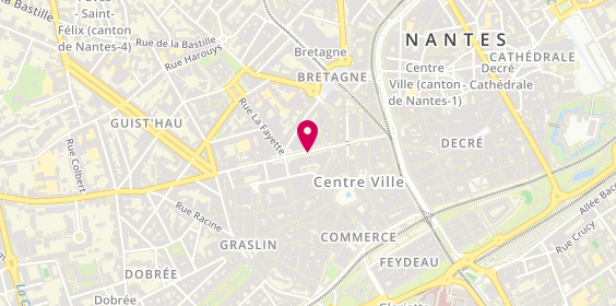 Plan de Brioche Dorée, 5 Rue du Calvaire, 44000 Nantes