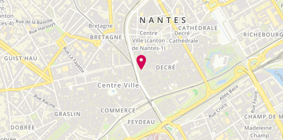 Plan de Le Mistral, 13 Rue des Halles, 44000 Nantes