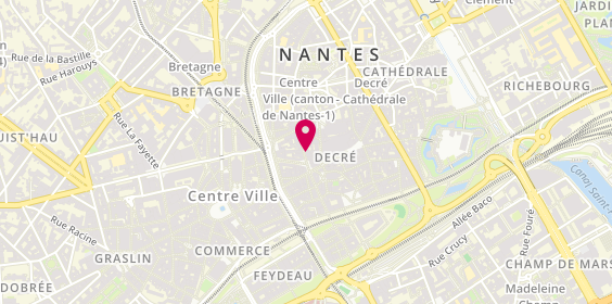 Plan de Bagelstein, 8 Rue des Carmes, 44000 Nantes