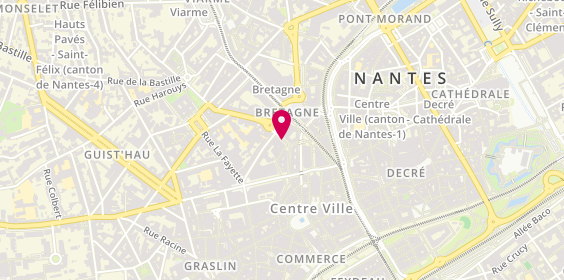 Plan de Waff'N'roll, 1 Rue Pierre Chéreau, 44000 Nantes