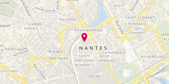 Plan de Bunch Nantes Centre ️- Sandwichs, Tacos & Burgers à Nantes, 15 Rue Léon Blum, 44000 Nantes