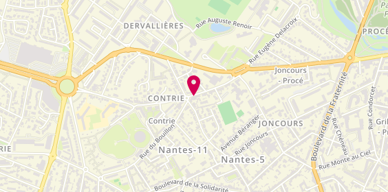 Plan de Tand M Pizza, 33 Rue de la Contrie, 44100 Nantes
