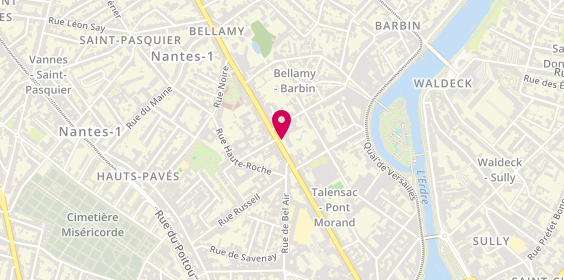 Plan de Carrefour City, 84 Rue Paul Bellamy, 44000 Nantes