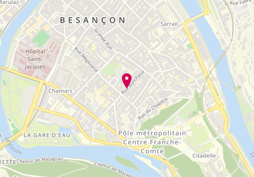 Plan de SAS la Citronnade, 19 Rue Ronchaux, 25000 Besançon