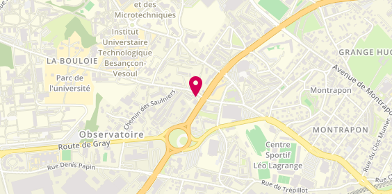 Plan de SANDWICH CITY Besançon, 13 avenue de l'Observatoire, 25000 Besançon