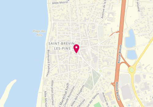 Plan de L'Apérock Café - Chez Laurette, 10 Rue Jean Foucher, 44250 Saint-Brevin-les-Pins