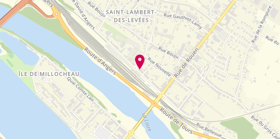 Plan de 2 Minutes d'Arrêt, 16 avenue David d'Angers, 49400 Saumur