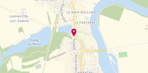 Plan de Diabolic Pizza, 1 Rue de Franche-Comté, 21760 Lamarche-sur-Saône