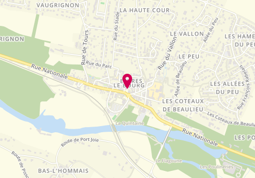 Plan de Rondes des Crepes, 3 place Georges l'Hermite, 37320 Esvres-Sur-Indre