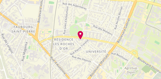 Plan de Kébab de l'Université, 28 Boulevard de l'Université, 21000 Dijon