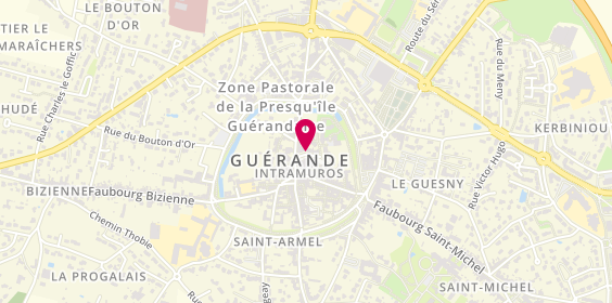 Plan de Burger et Sarrasin, 3 Rue des Lauriers, 44350 Guérande