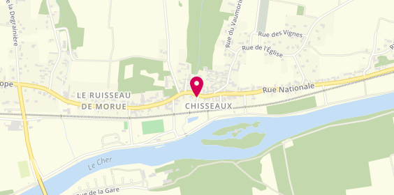 Plan de Auberge du Cheval Rouge, 30 Rue Nationale, 37150 Chisseaux
