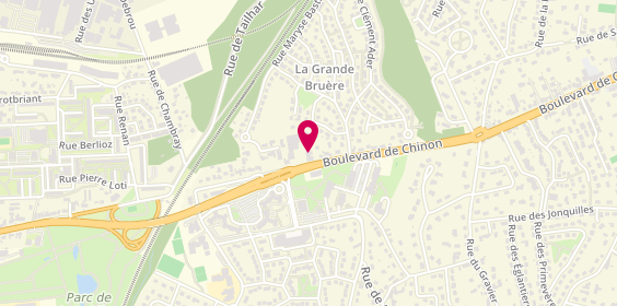 Plan de Pizza Shop, 149 Boulevard de Chinon, 37300 Joué-lès-Tours