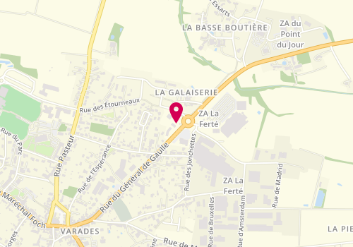Plan de Le Kiosque à Pizza, 699 Rue du General de Gaulle, 44370 Loireauxence