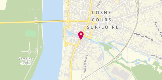 Plan de Restaurant Efes, 7 Rue Saint-Agnan, 58200 Cosne-Cours-sur-Loire