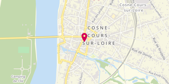 Plan de Au Bistrot d'Anatole, 6 Rue Anatole France, 58200 Cosne-Cours-sur-Loire